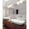 Z-Lite Vaughn Vanity, 2-Light, 7.75 In.W x 15.5 In.L x 9.5 In.H, Luxe Gold/Matte Opal 735-2V-LG - alternate 3